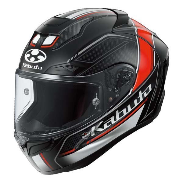 OGK Kabuto F-17 FORTE Flat черный красный L(59-60) OGK4966094610845