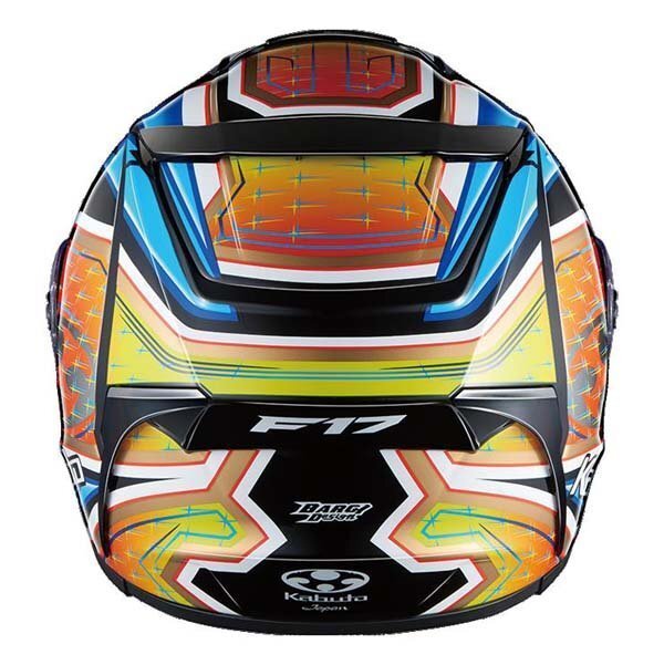 OGK Kabuto F-17 GLANZ голубой желтый M размер (57-58) OGK4966094610777