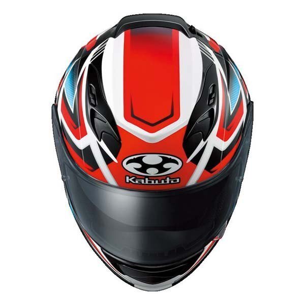 OGK Kabuto KAMUI 3 ACROBAT белый красный L(59-60) OGK4966094617912