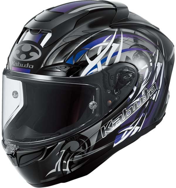 OGK Kabuto F-17 NEBURA черный белый лиловый M(57-58) OGK4966094628055