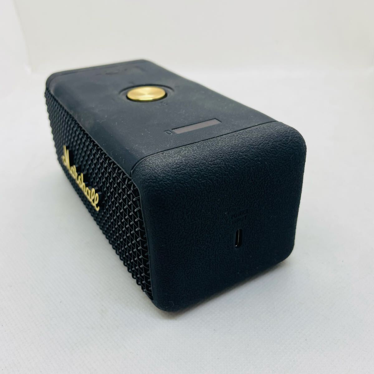 【ski11.30/5】 Marshall マーシャル EmbertonポータブルBluetoothスピーカー BLACK&BRASS_画像4