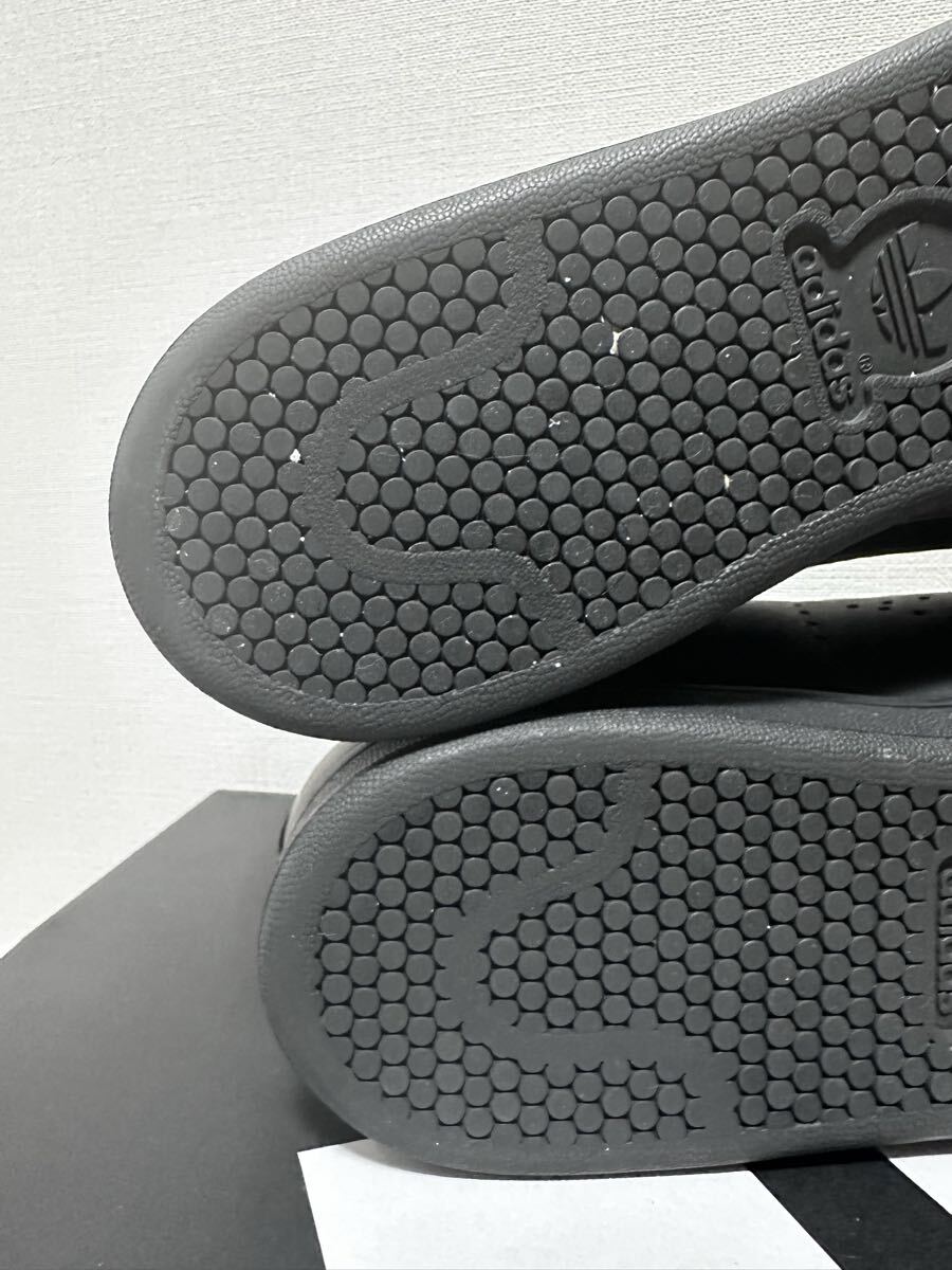 adidas stansmith RAF SIMONS アディダス スタンスミス ラフシモンズ F34257 トリプルブラック 天然皮革 28.5cm BOXなし 靴のみ_画像10