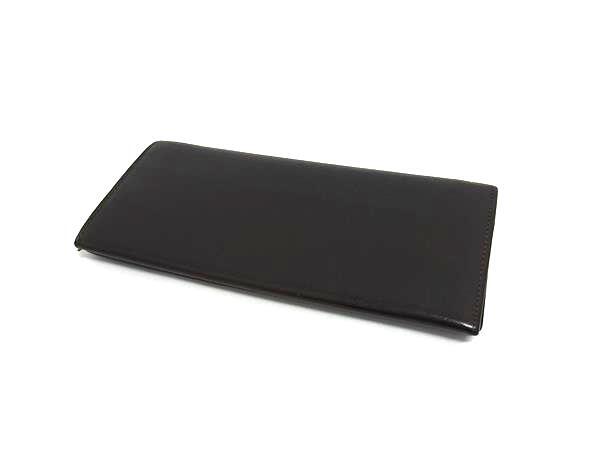 ■美品■ dunhill ダンヒル レザー 二つ折り 長財布 ウォレット 札入れ 小銭入れ カード入れ メンズ ダークブラウン系 DI6053_画像2