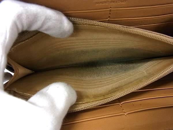 # прекрасный товар # Orobianco Orobianco крокодил type вдавлено . кожа раунд застежка-молния длинный кошелек бумажник мужской оттенок коричневого DJ3458