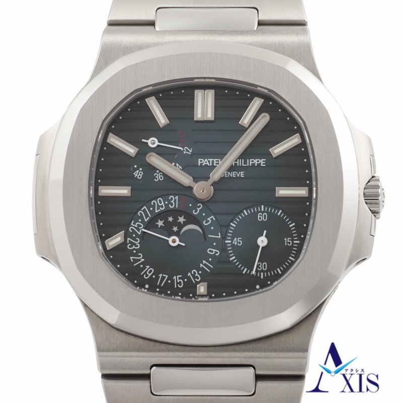  Patek Philip Nautilus маленький comp like-shon письменная гарантия 2022 год 5712/1A-001 нержавеющая сталь самозаводящиеся часы голубой циферблат 