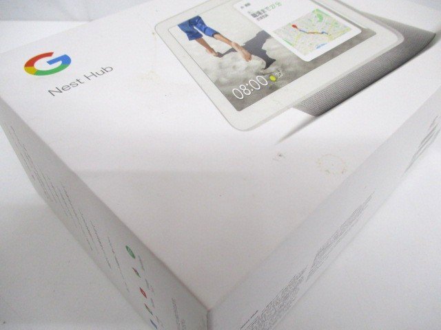 [即日発送]★通電OK★ Google グーグル Nest Hub ネストハブ GA00516-JP 第1世代 スマートホーム Googleアシスタント チョーク 現状品 323_画像10