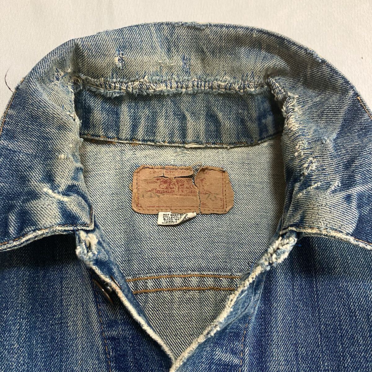 60s〜 リーバイス 70505 BIGE ヴィンテージ オリジナル(LEVIS 1st 2nd 3rd 506XX 507XX 558 557 71205 501 505 66前期 などお好きな方に)_画像7