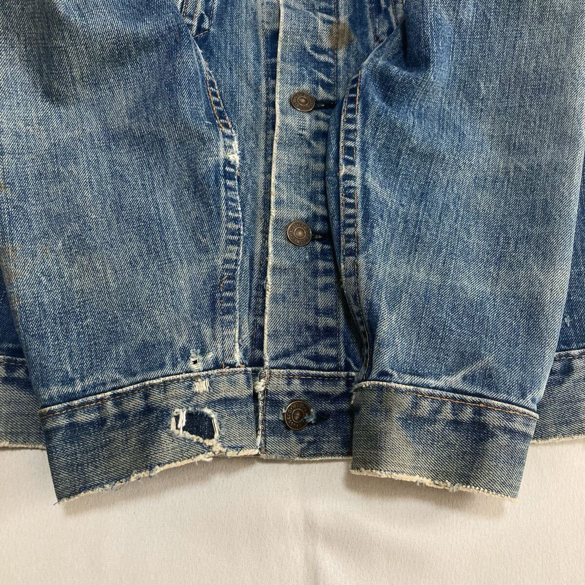 60s〜 リーバイス 70505 BIGE ヴィンテージ オリジナル(LEVIS 1st 2nd 3rd 506XX 507XX 558 557 71205 501 505 66前期 などお好きな方に)_画像9
