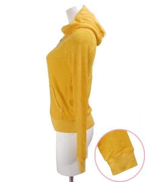 ジューシークチュール 黄 パイル パーカー 14_画像2