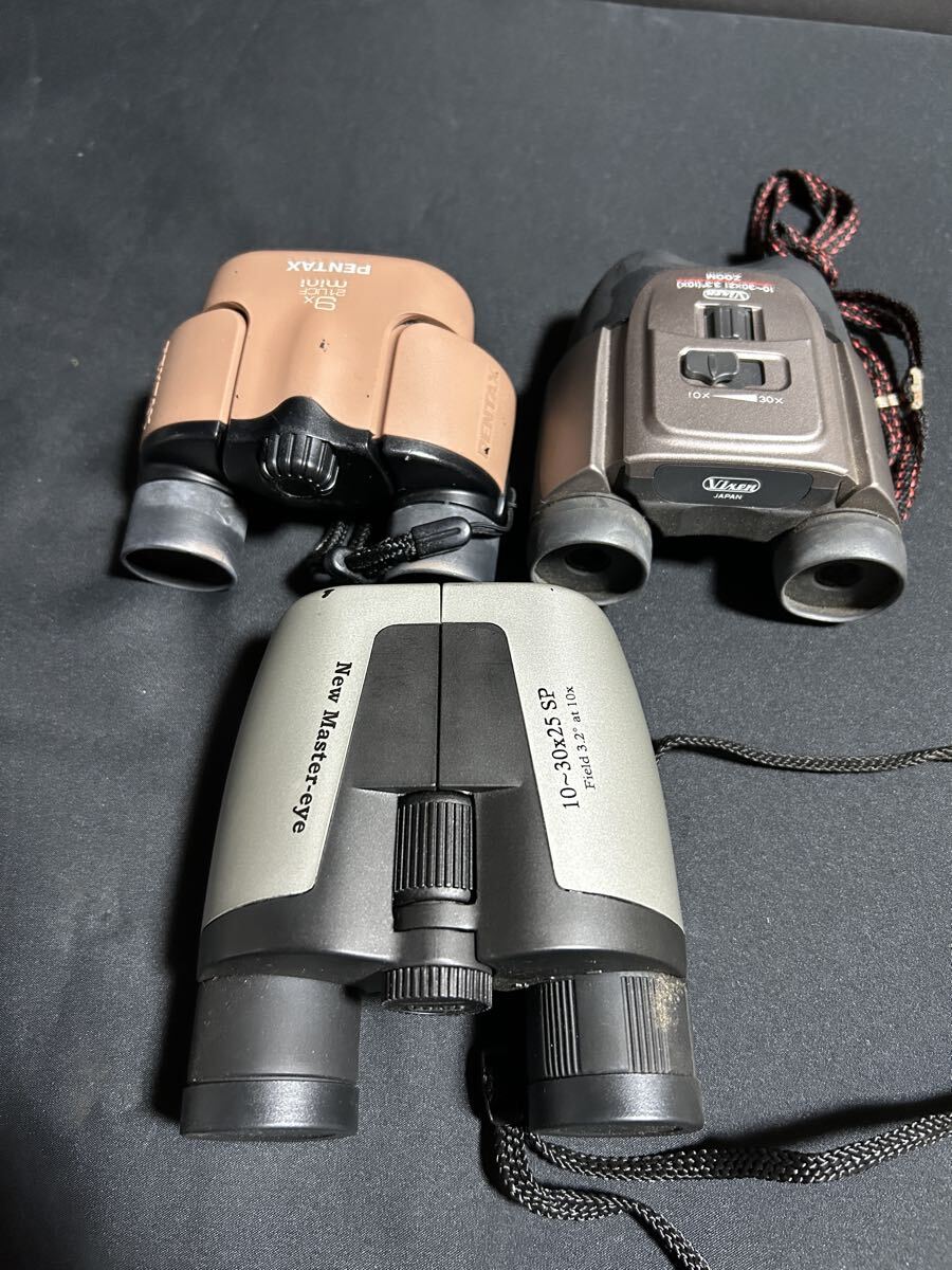 双眼鏡 3個セット まとめ売り 中古 PENTAX_画像1