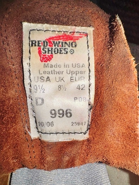 約5.5万円 レッドウィング REDWING USA製 アメリカ製 アイアンレンジャー レザーブーツブーツ ワークブーツ 本革 レザー wesco ホワイツrrl_画像4