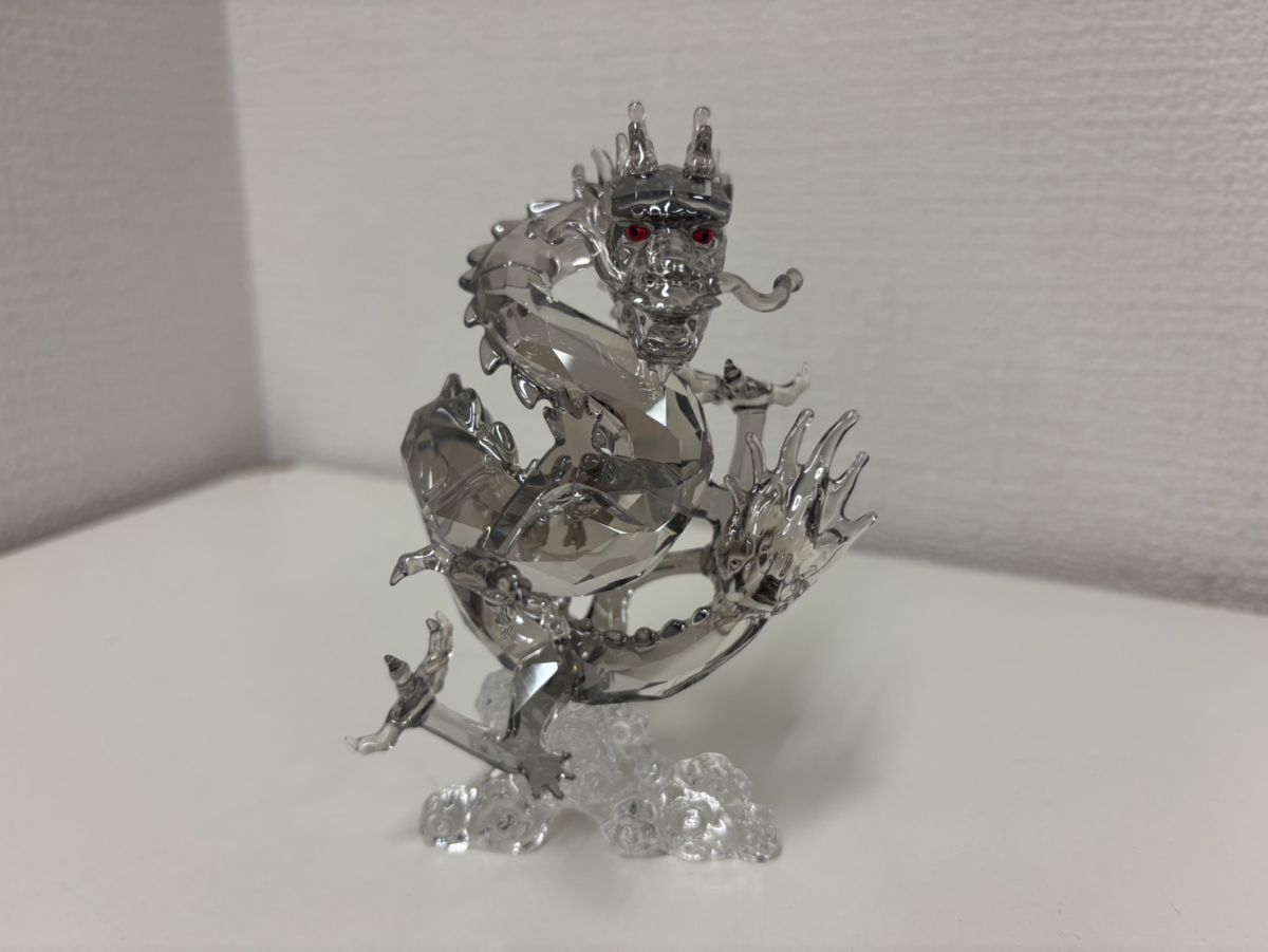 E050-X3-72928 SWAROVSKI Swarovski crystal Dragon SCS25 дракон дракон произведение искусства интерьер украшение текущее состояние товар ①