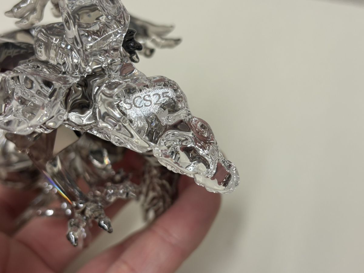E050-X3-72928 SWAROVSKI Swarovski crystal Dragon SCS25 дракон дракон произведение искусства интерьер украшение текущее состояние товар ①