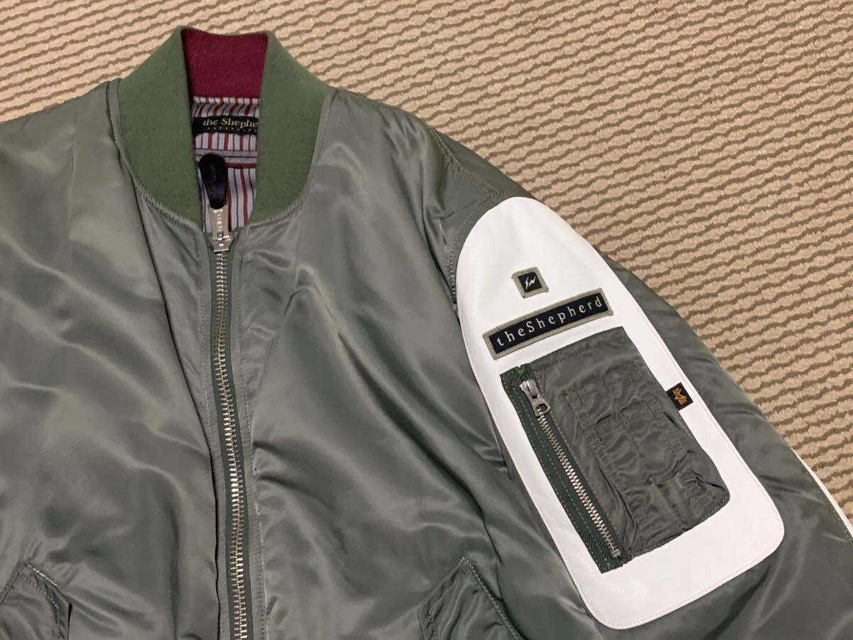 the Shepherd UNDERCOVER ALPHA MA-1 正規品 サイズL 美中古 初期復刻品_画像5