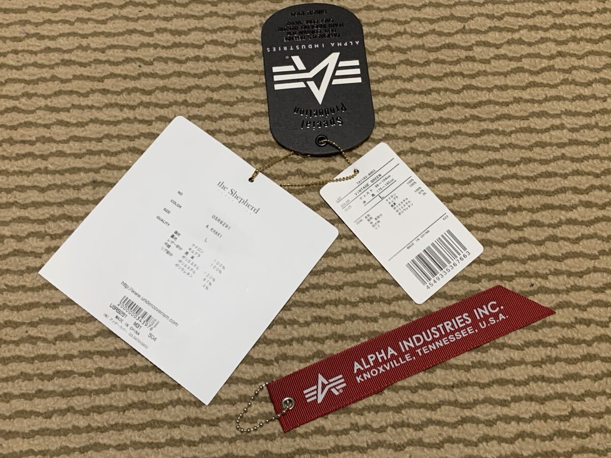 the Shepherd UNDERCOVER ALPHA MA-1 正規品 サイズL 美中古 初期復刻品_画像10