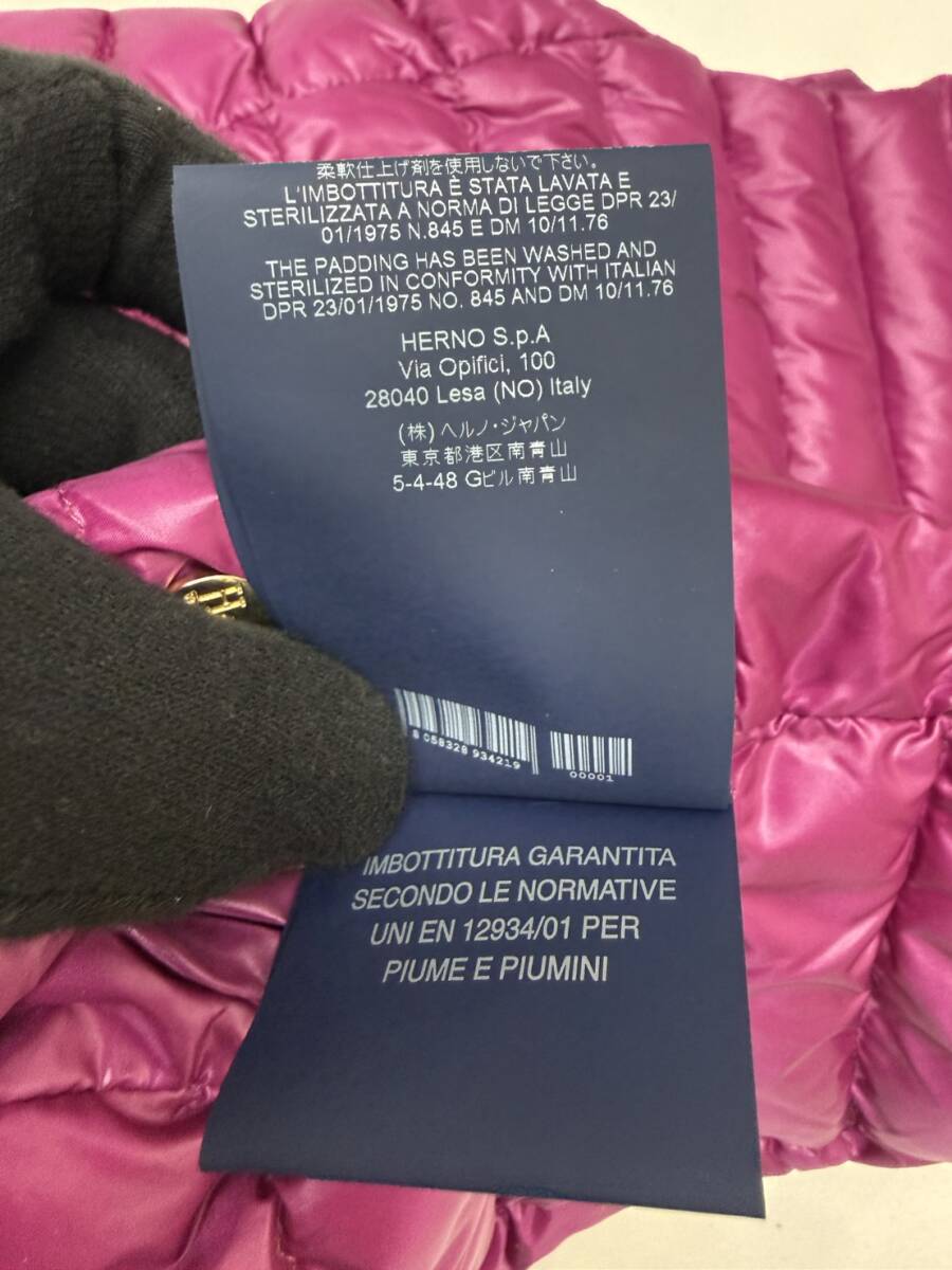  б/у товар HERNO ад no жилет Kids размер 6A WA444