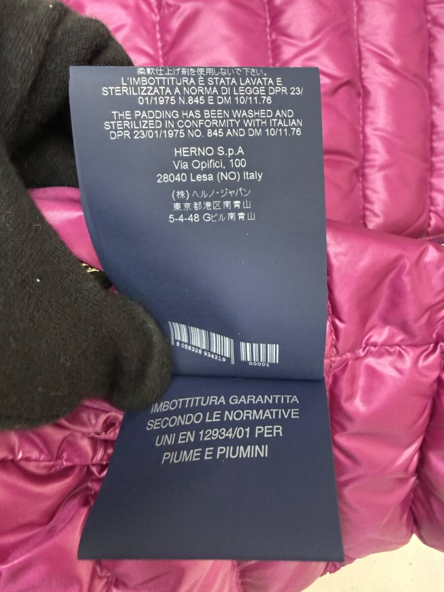  б/у товар HERNO ад no жилет Kids размер 6A WA444