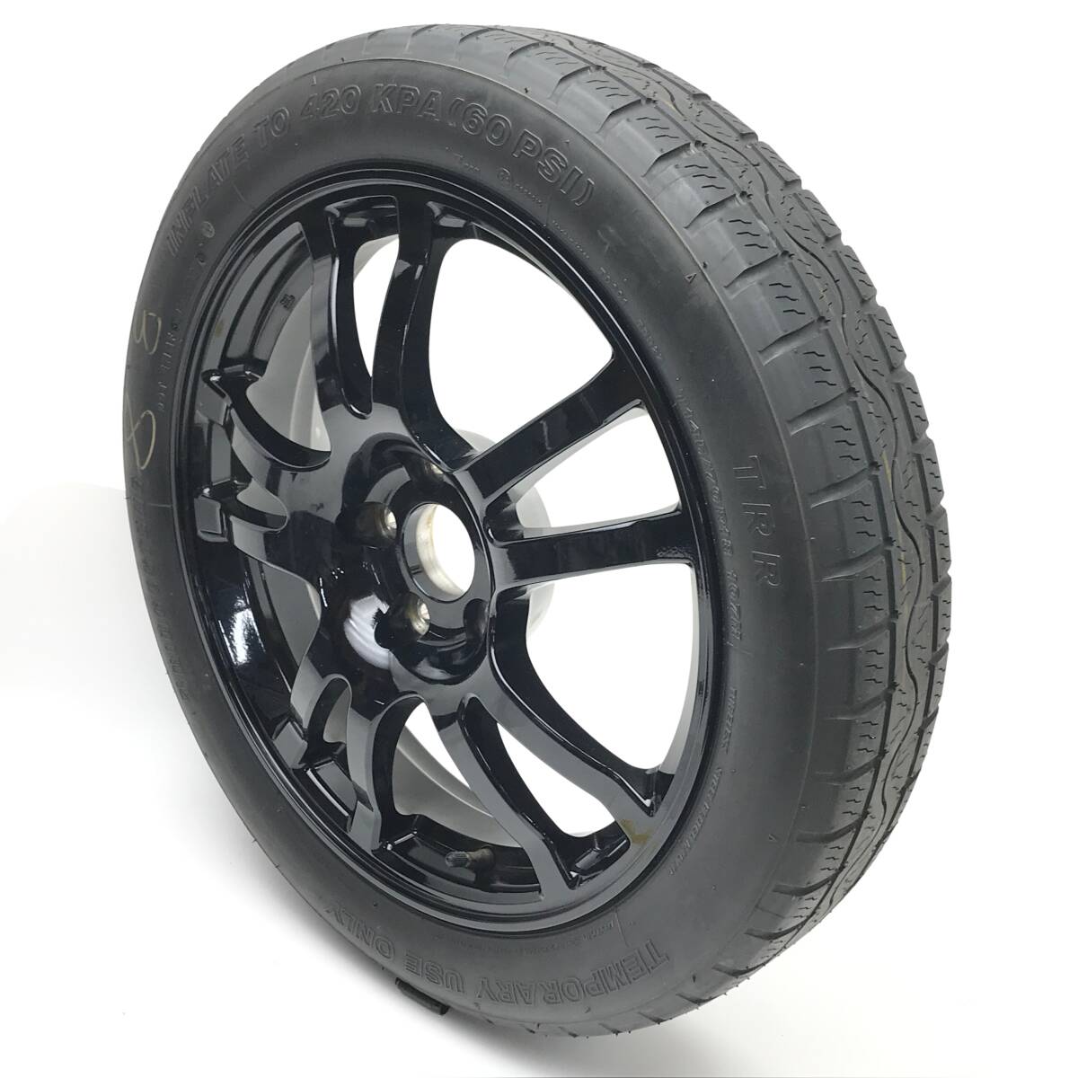 ▲未使用品 スカイライン CKV36 フーガ KY51 日産純正 スペア タイヤ テンパー 145/70R18 18インチ PCD114.3/5H ビッグキャリパー対応▲_画像2