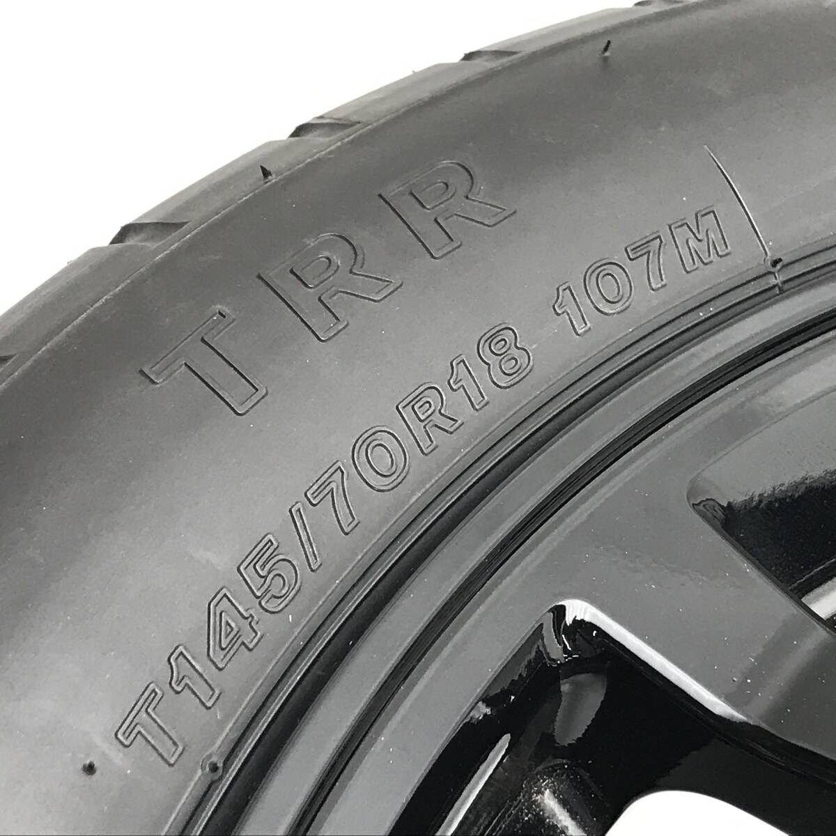 ▲未使用品 スカイライン CKV36 フーガ KY51 日産純正 スペア タイヤ テンパー 145/70R18 18インチ PCD114.3/5H ビッグキャリパー対応▲_画像6