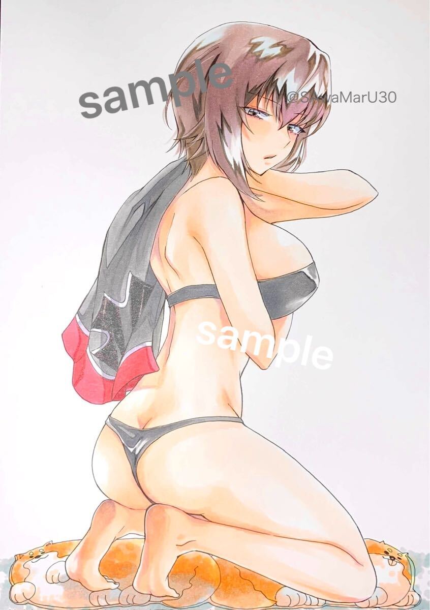  такой же человек ручные иллюстрации /A4/ Girls&Panzer / запад ...