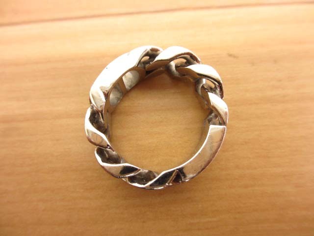 美品 DIOR ディオール CD Icon Chain Ring チェーンリング アイコン Ag925 シルバー_画像7