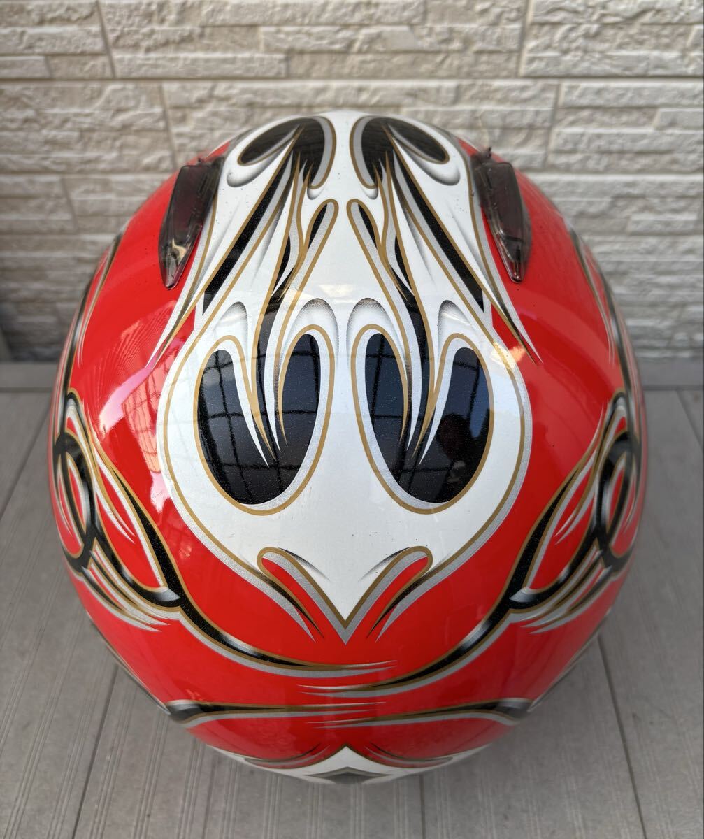 [ редкий ]SHOEI WYVERN2 L размер 59-60.2005 год сделано в Японии full-face шлем красный красный пакет есть j-force 2 II