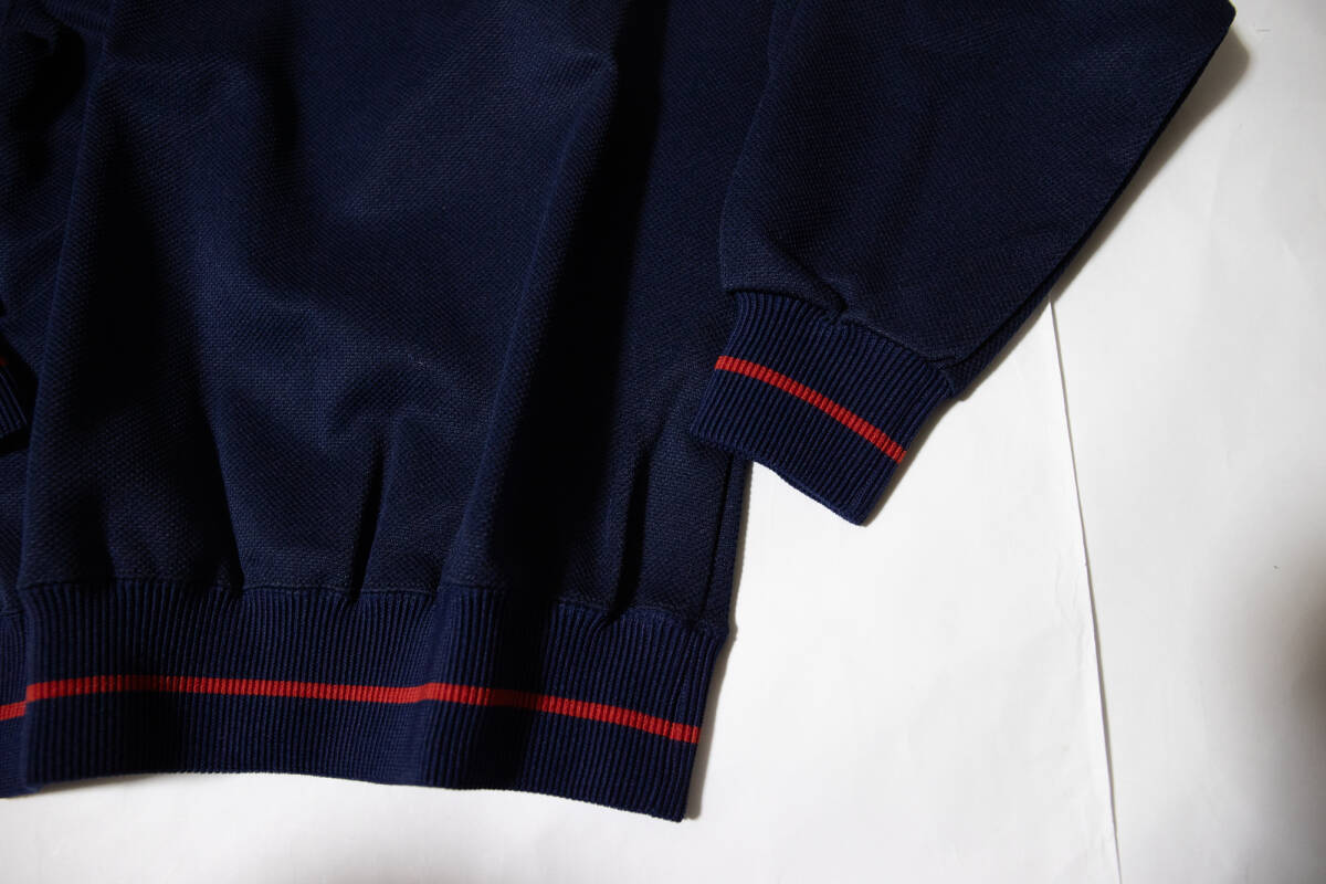 体操服★コロンバイン 学校ジャージ上着 濃紺×赤 140 未使用品即決！_画像3
