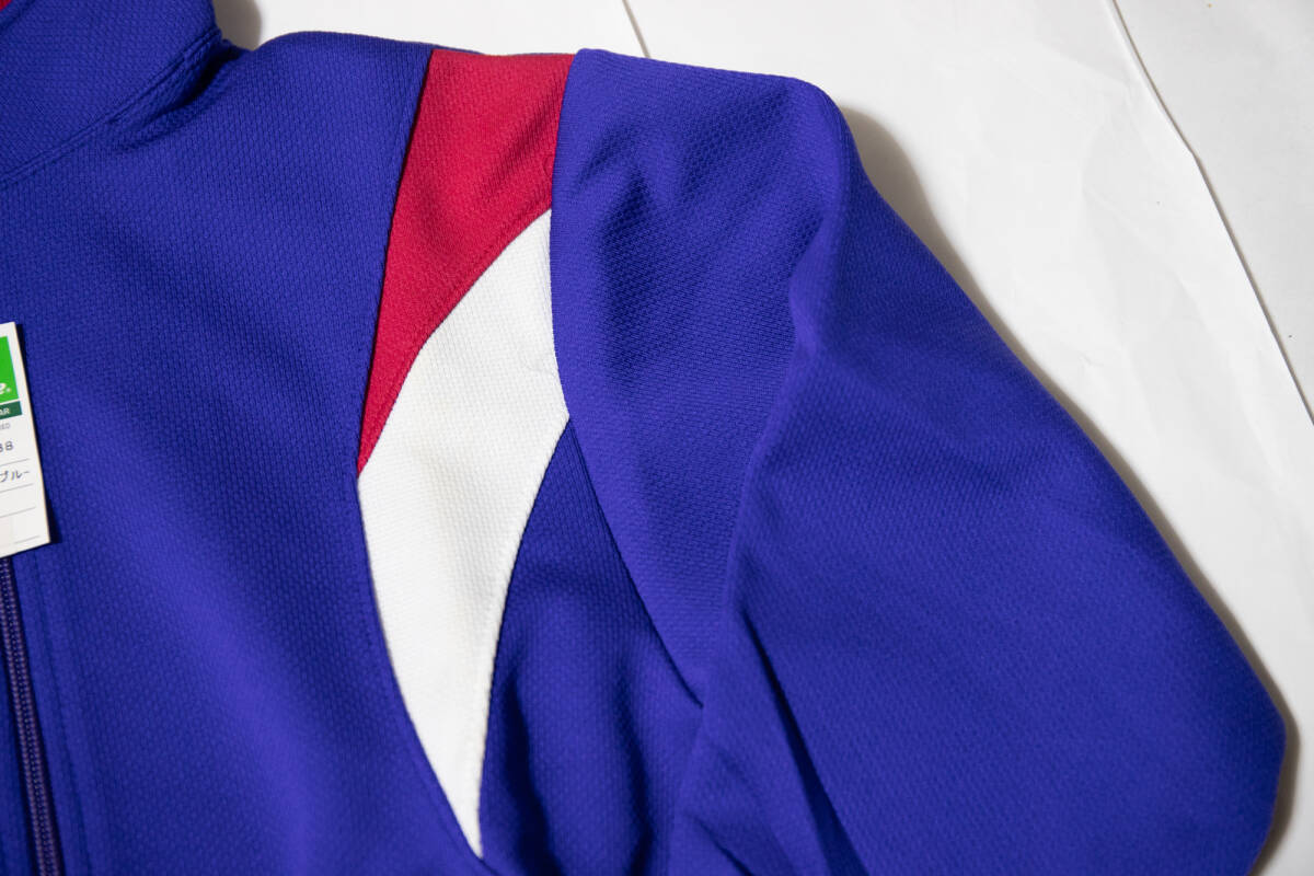 体操服★コロンバイン 学校ジャージ上着 バイオレットブルー 130 未使用品即決！_画像3