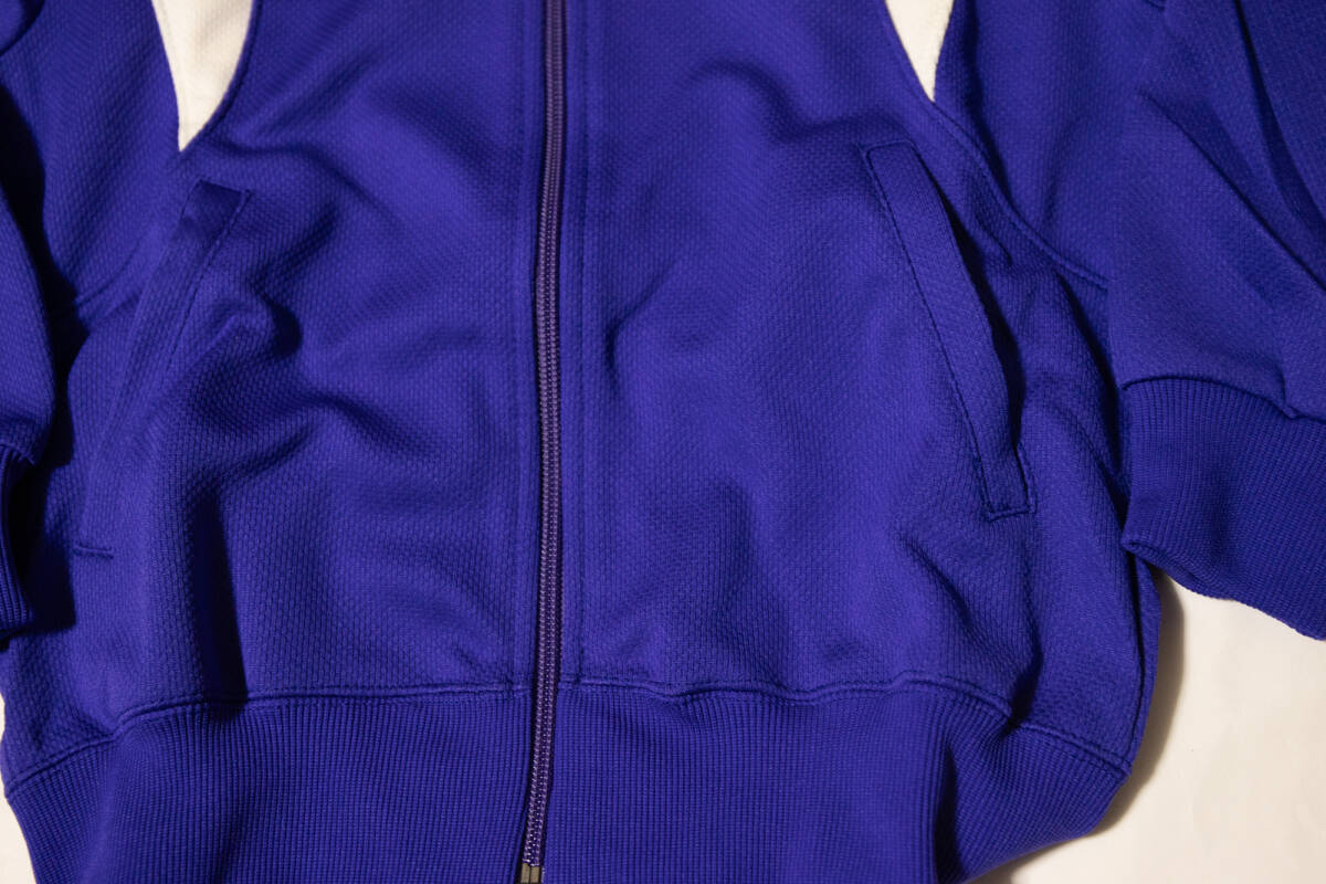 体操服★コロンバイン 学校ジャージ上着 バイオレットブルー 130 未使用品即決！_画像4