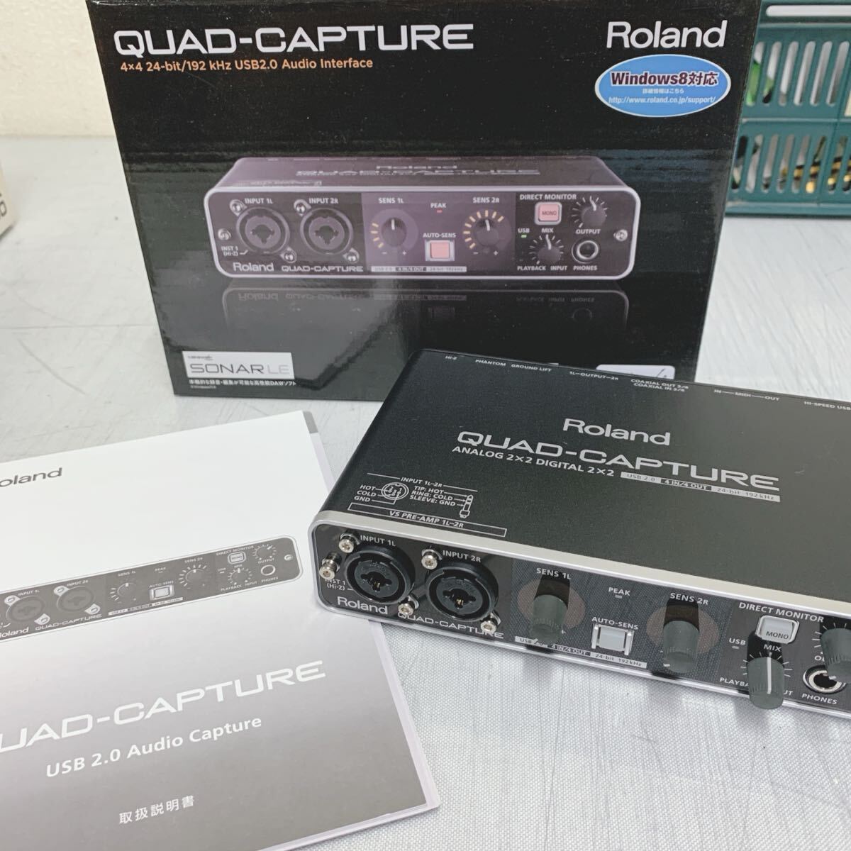 Roland QUAD-CAPTURE UA-55 аудио интерфейс электризация не проверка 