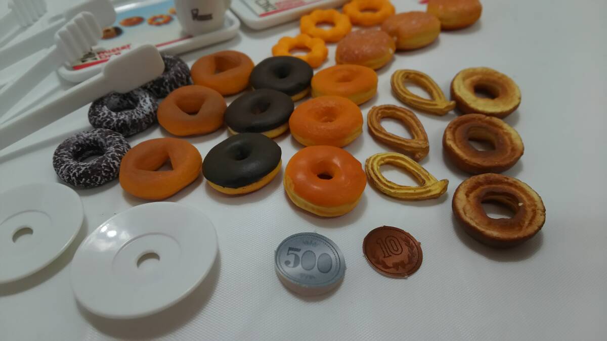 【丸-2886】■※小物のみ■リカちゃん ミスタードーナツショップ■ミニチュア/おままごと/ドーナッツ/おもちゃ（IS）_画像2