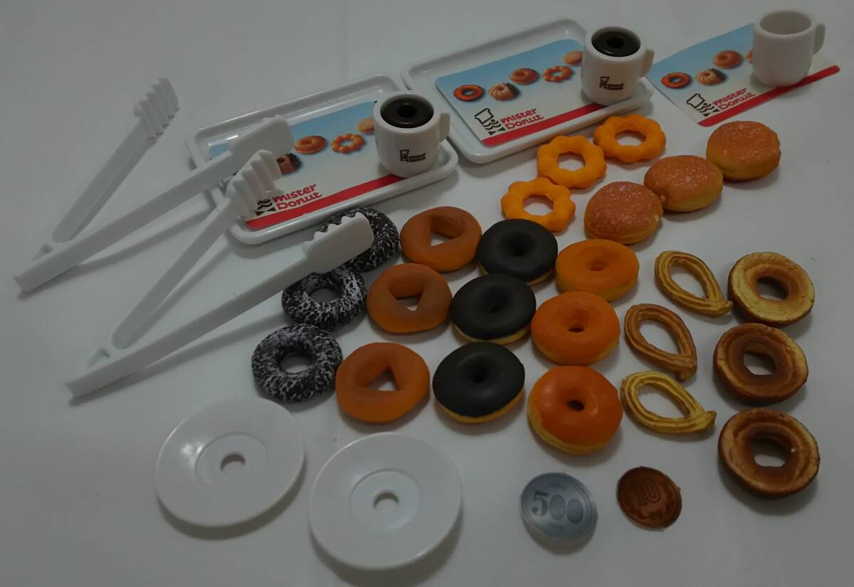 【丸-2886】■※小物のみ■リカちゃん ミスタードーナツショップ■ミニチュア/おままごと/ドーナッツ/おもちゃ（IS）_画像1