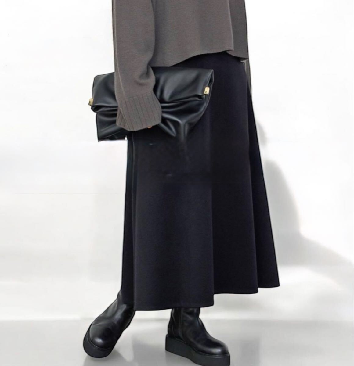 Deuxieme Classe 2022AW EVERDAY I LIKE FLARE スカート_画像3