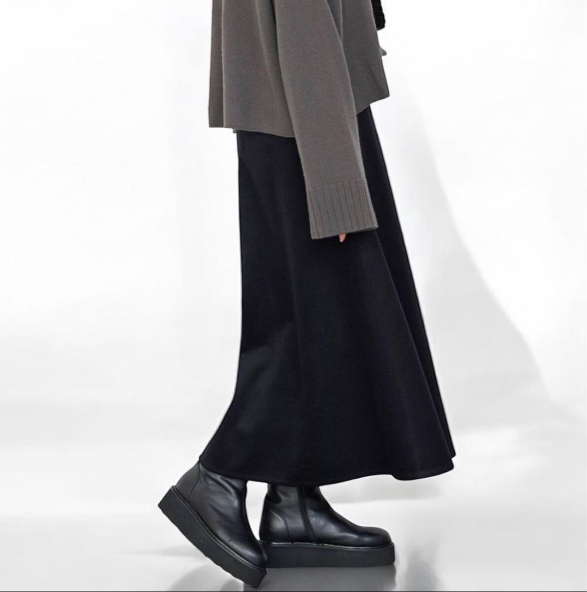 Deuxieme Classe 2022AW EVERDAY I LIKE FLARE スカート_画像5