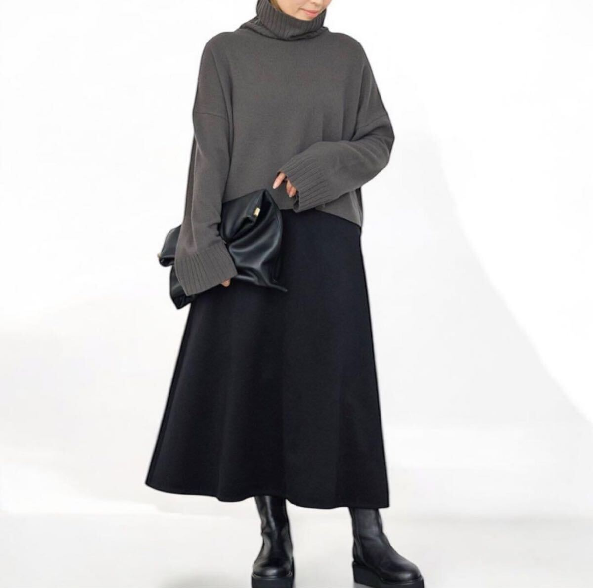 Deuxieme Classe 2022AW EVERDAY I LIKE FLARE スカート_画像4