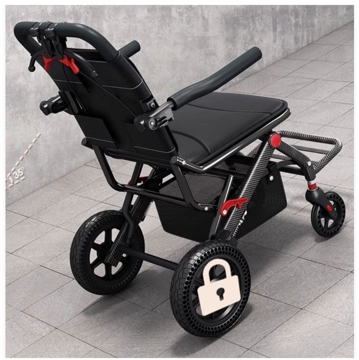 . человек Cart подставка . возможно складной приспособление для ходьбы покупка Cart пожилые люди 4 колесо переворачивание предотвращение нажать возможно стул 