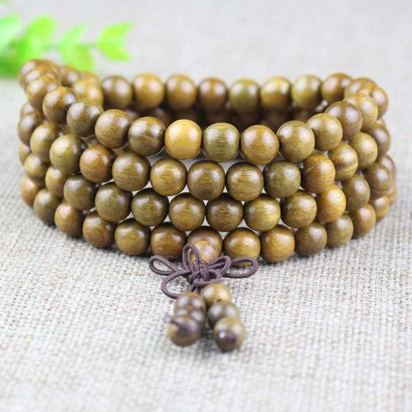 特価 !! [釈迦力] AVALO Ψ3581 20250906-10.2 緑檀製【精工品】 仏珠・念誦 8mm 108珠._画像1