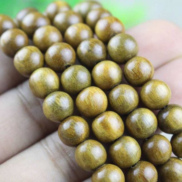 特価 !! [釈迦力] AVALO Ψ3581 20250906-10.2 緑檀製【精工品】 仏珠・念誦 8mm 108珠._画像4