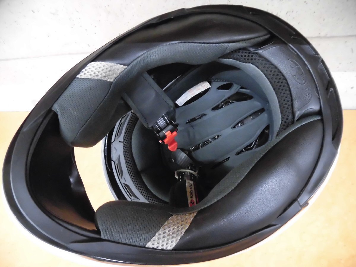 1 иен ~ C103U OGK Kabuto KAMUI-Ⅱ Kamui 2 шлем белый L размер внутренний козырек 