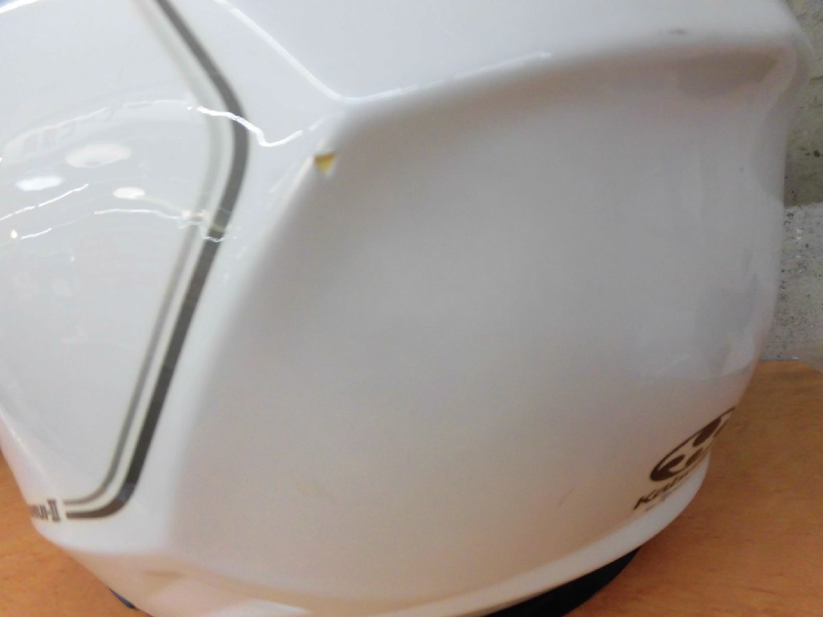 1 иен ~ C103U OGK Kabuto KAMUI-Ⅱ Kamui 2 шлем белый L размер внутренний козырек 