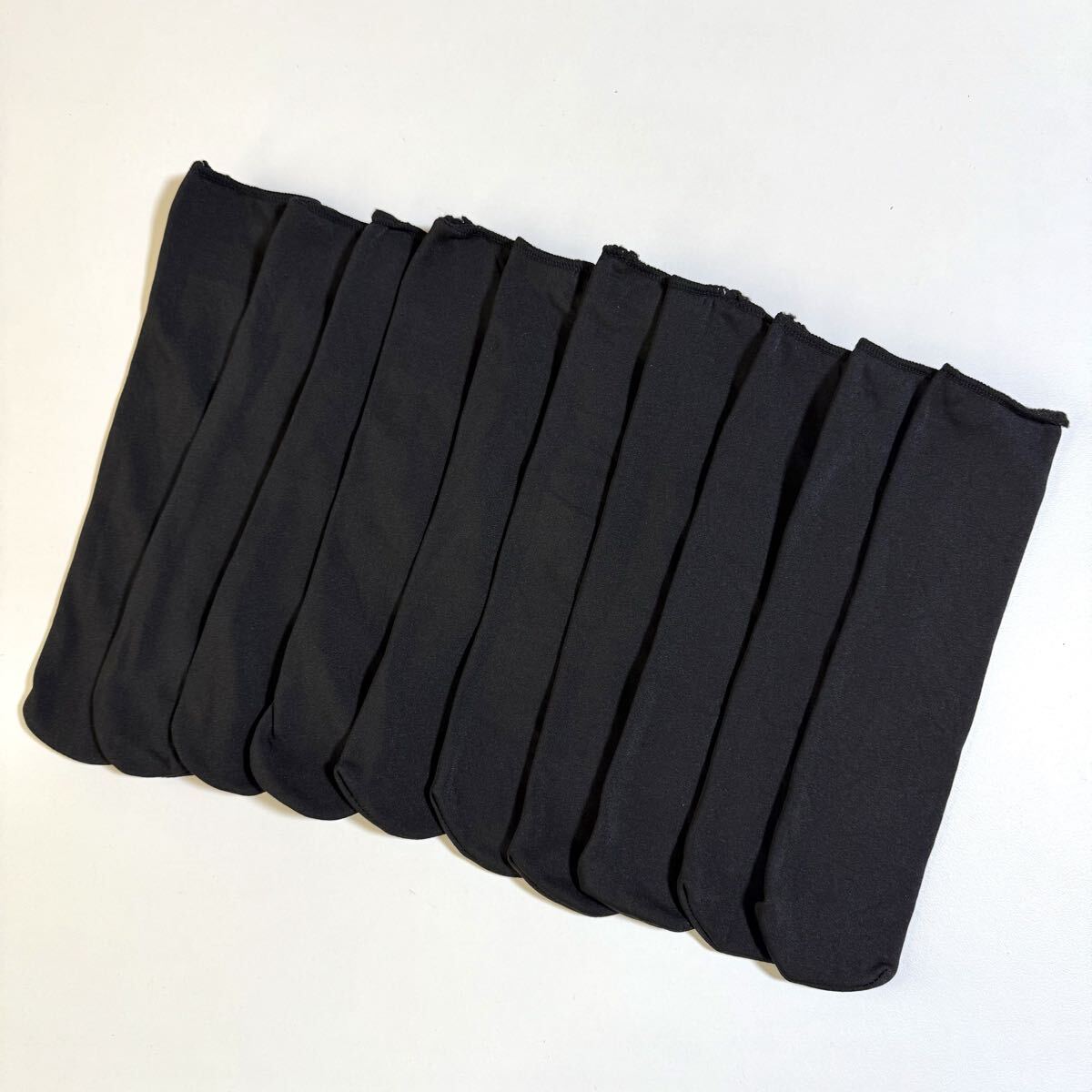 裏起毛ソックス 5足 レディース 靴下 暖かい 秋冬 保温 ストレッチ ぽかぽか ブラック_画像7