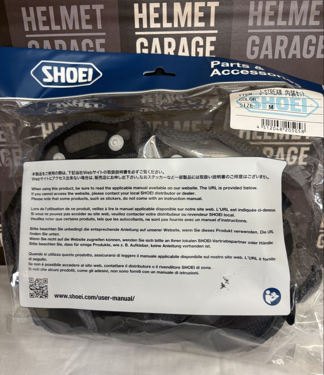  включая доставку SHOEI J-STREAM салон комплект M размер новый товар J-FORCE3 J-FORCE2 производитель негодный номер товар 