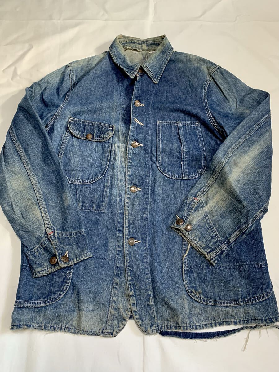 A3 40s50s big mac カバーオール　ヴィンテージ古着ワーク対戦モデルビッグマック_画像1