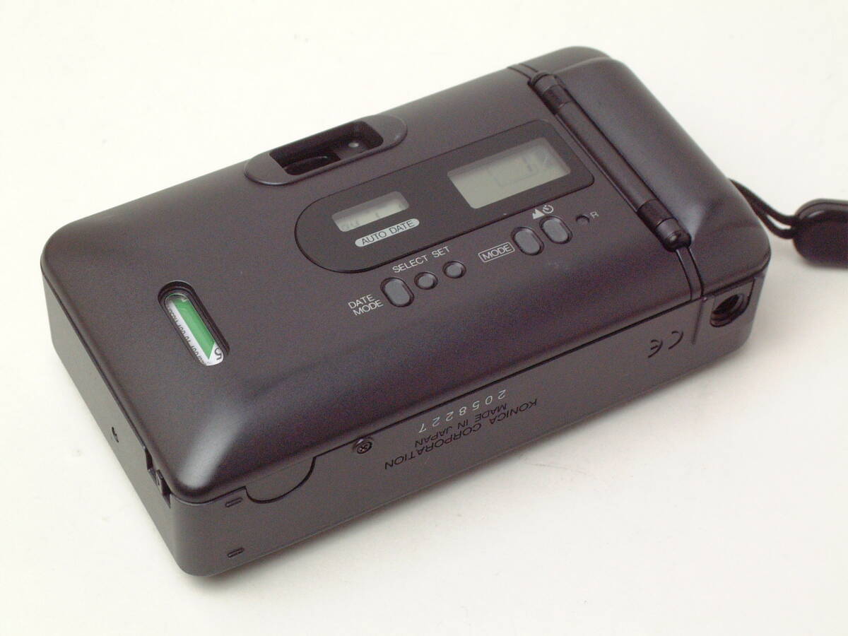 Konica Big mini F 35mm F2.8 внешний вид хороший товар ( практическое использование прекрасный товар б/у / электризация / рабочее состояние подтверждено ) оригинальный кожаный специальный камера кейс / с ремешком 