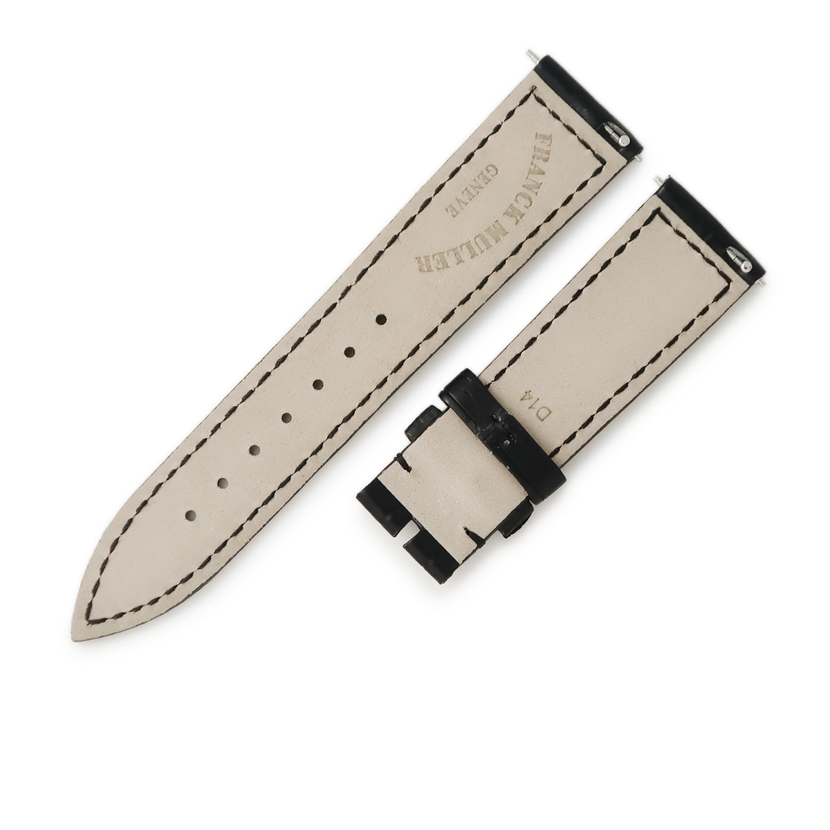  Franck Muller оригинальный 950 Long Island для черный ko частота не использовался изменение ремень ремешок 18mm женские наручные часы 