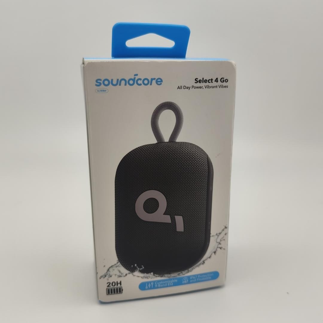 Anker Soundcore Select 4 Go bluetooth スピーカー【最大20時間再生 / 5W出力 / パッシブラジエーター搭載 / IP67防塵防水規格】ブラック_画像2