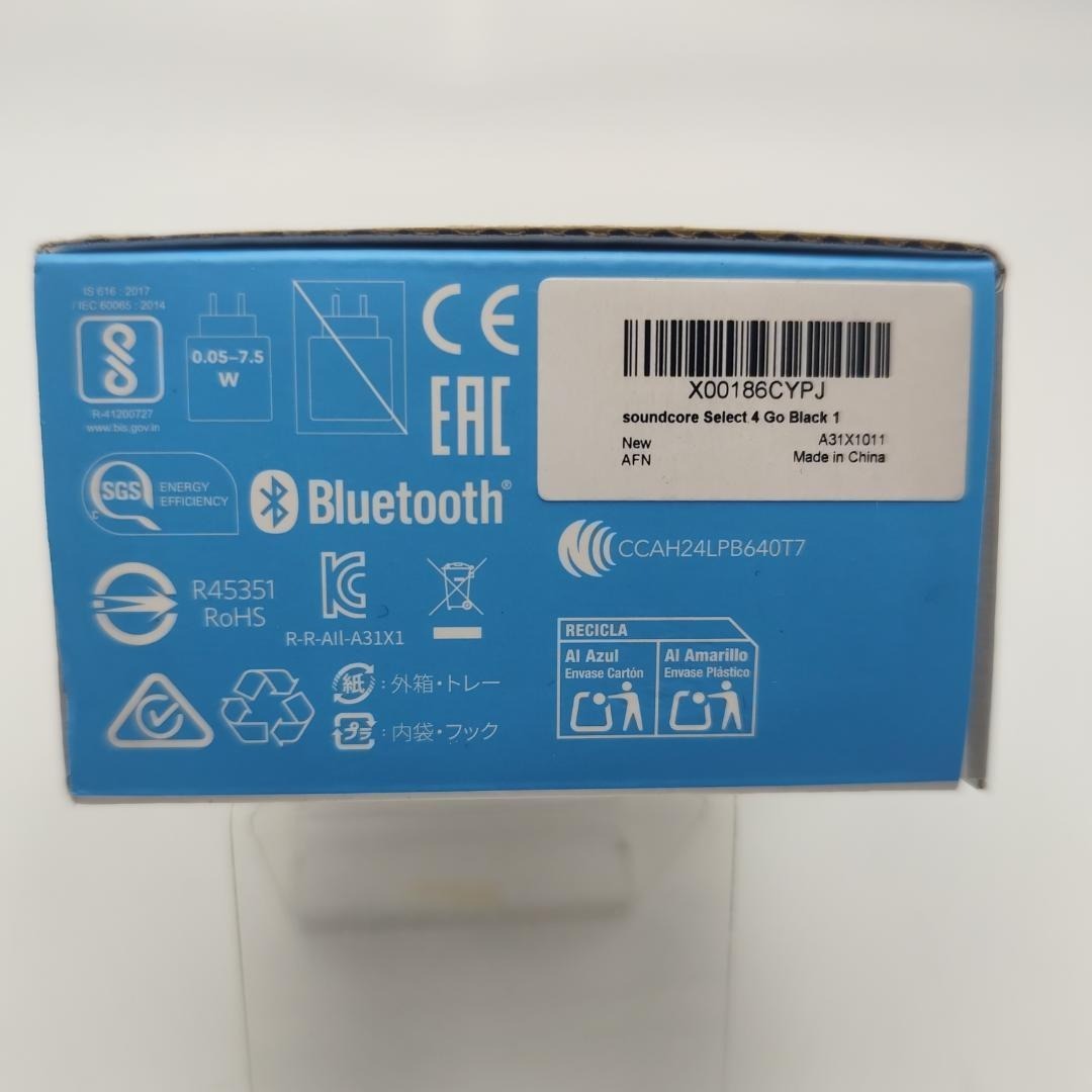 Anker Soundcore Select 4 Go bluetooth スピーカー【最大20時間再生 / 5W出力 / パッシブラジエーター搭載 / IP67防塵防水規格】ブラック_画像5