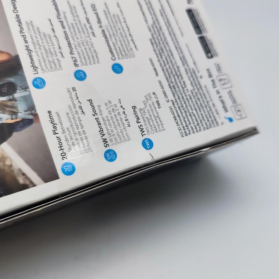 Anker Soundcore Select 4 Go bluetooth スピーカー【最大20時間再生 / 5W出力 / パッシブラジエーター搭載 / IP67防塵防水規格】ブラック_画像4