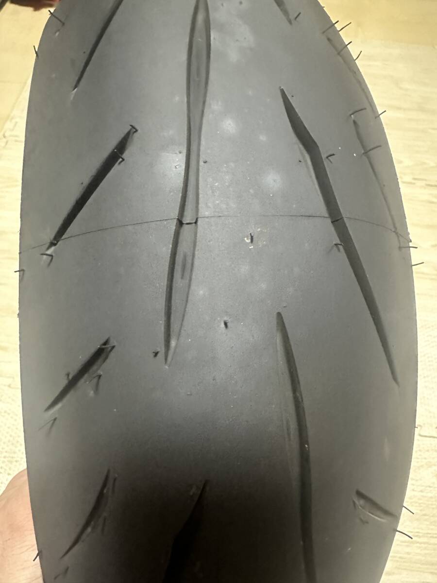 オートバイタイヤ リヤタイヤ ブリヂストン ラジアル s23 180/55zr17 2024年製 中古 ヒゲあり_画像1