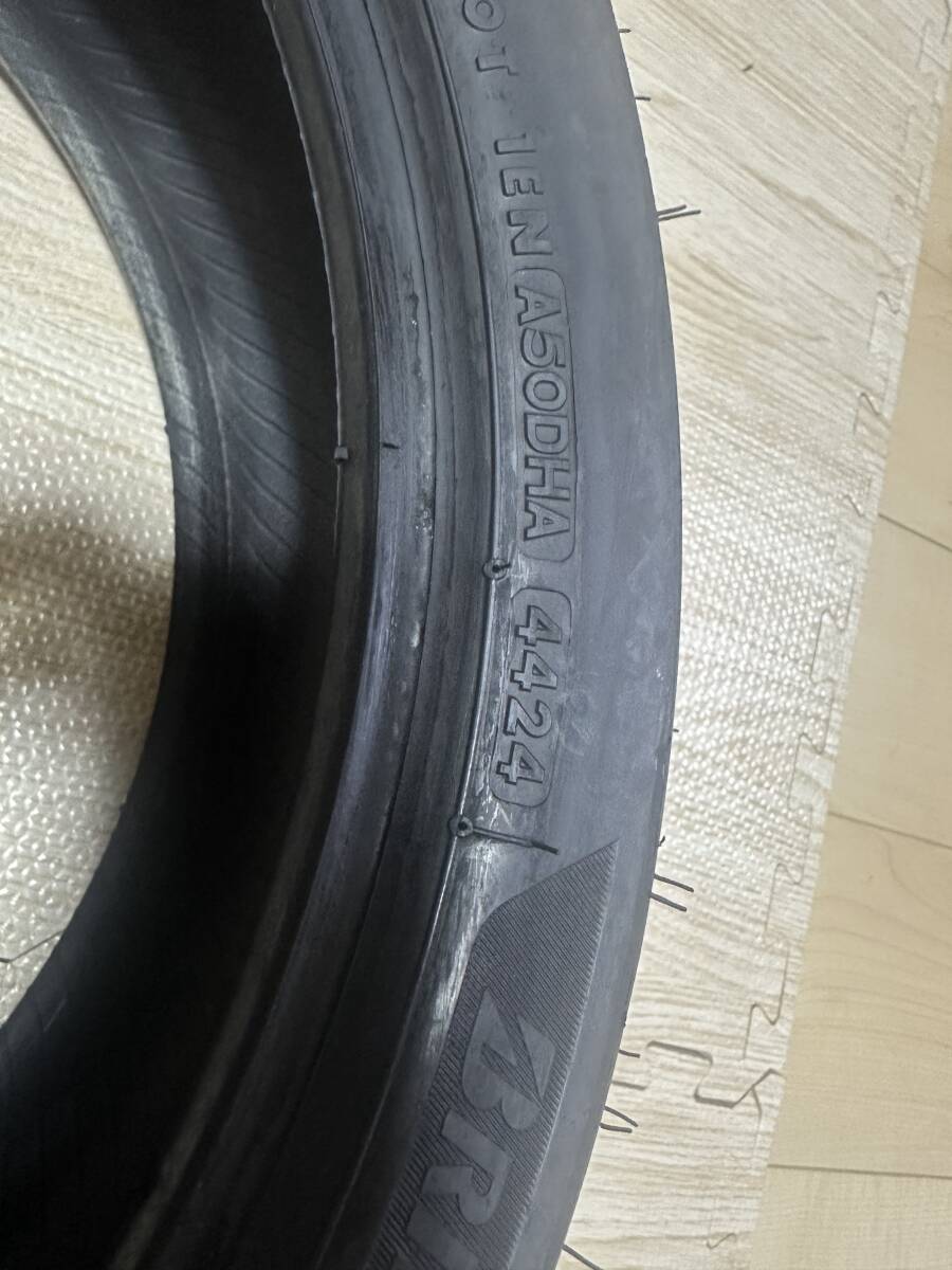 オートバイタイヤ リヤタイヤ ブリヂストン ラジアル s23 180/55zr17 2024年製 中古 ヒゲあり_画像3